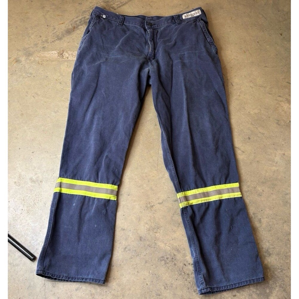 Carhartt FR Pants Mens Reflective Workwear Hi Visibility Size 40x36